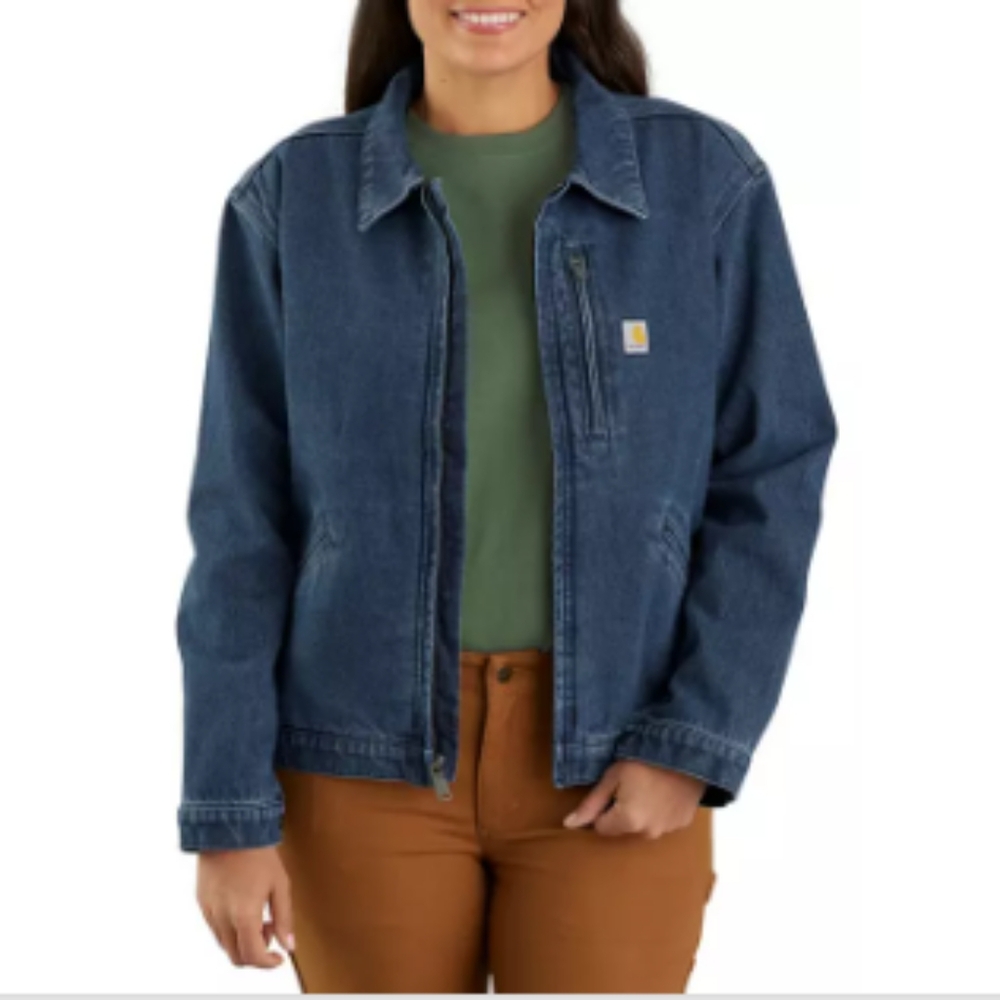Carhartt Women's Loose Fit Detroit Jacket. Color: Mission